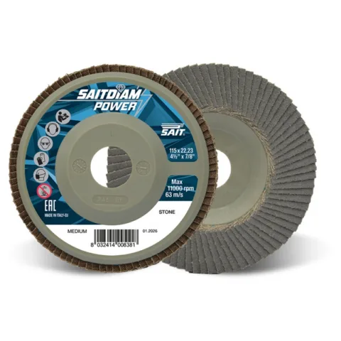 SAITDIAM POWER — diamond flap disc Ø115