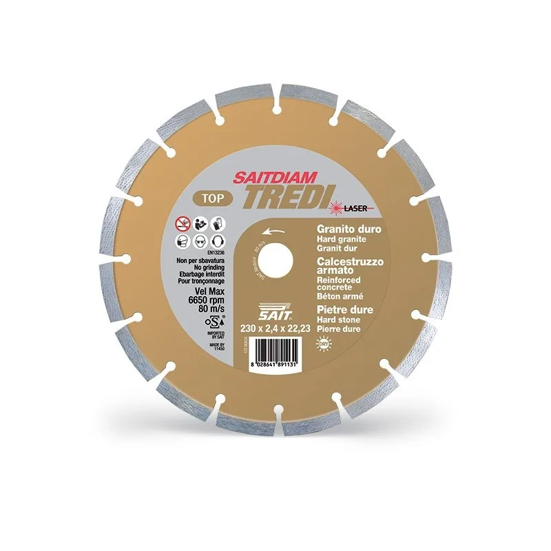 SAITDIAM LASER — granite cutting discs